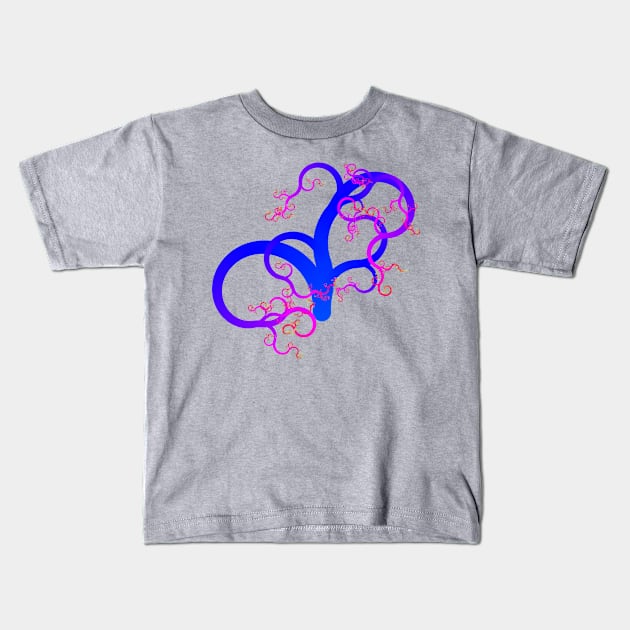 Psychedelic Filigree Kids T-Shirt by brutalworld